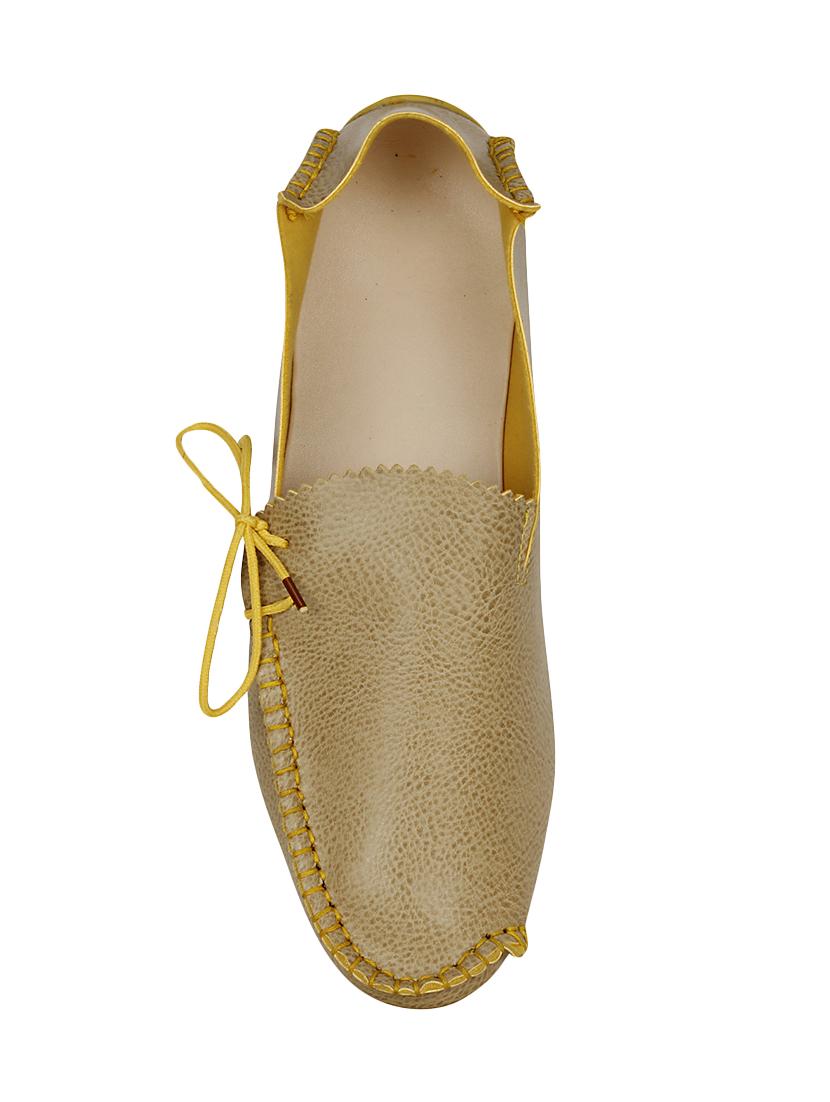 beige leatherette casual slipon - 13936571 - Standard Image - 3