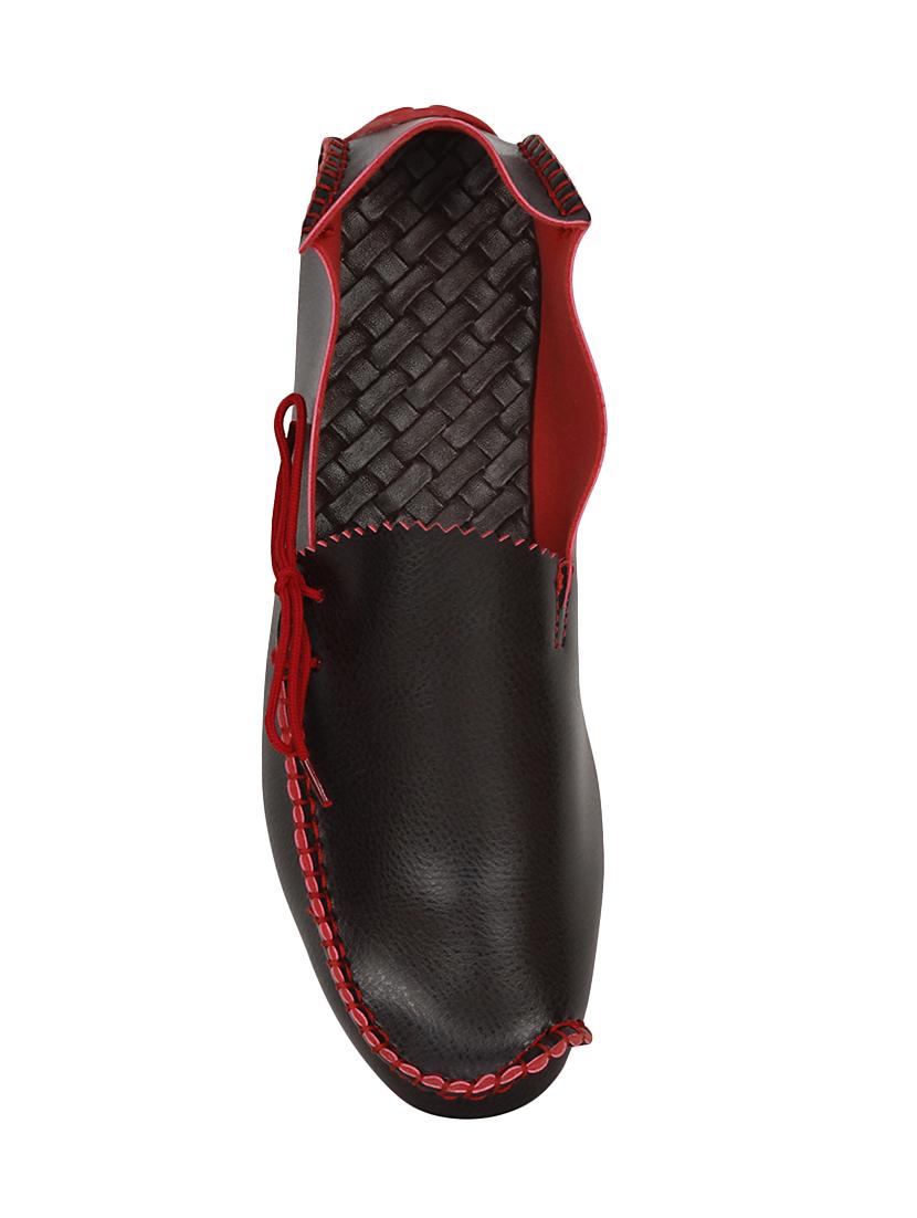 brown leatherette slip on loafer - 13936573 - Standard Image - 3