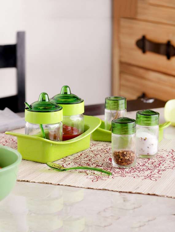 Buy online Herevin Venezia Table Set Sauce Spice Jars