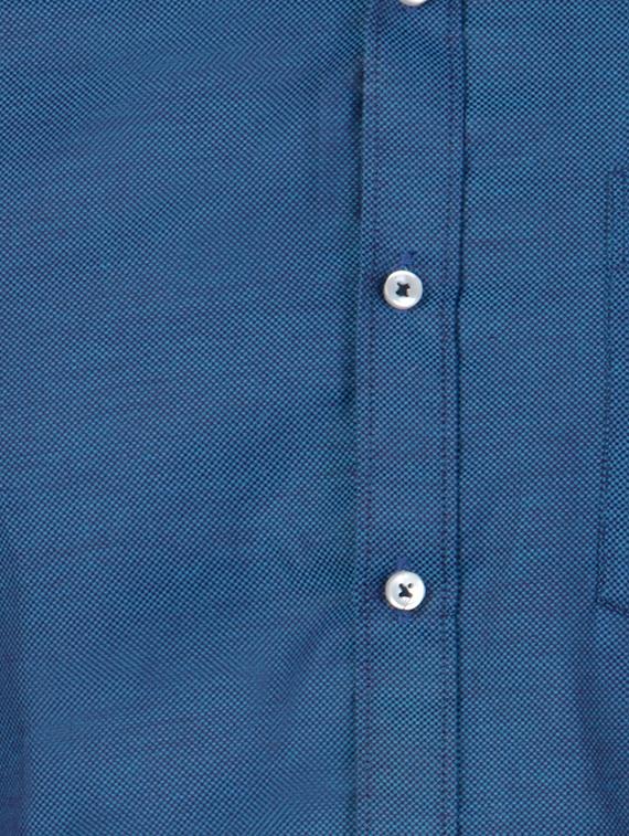 blue cotton formal shirt - 13941305 - Standard Image - 3