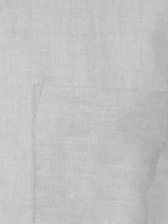 grey cotton formal shirt - 13941308 - Standard Image - 3