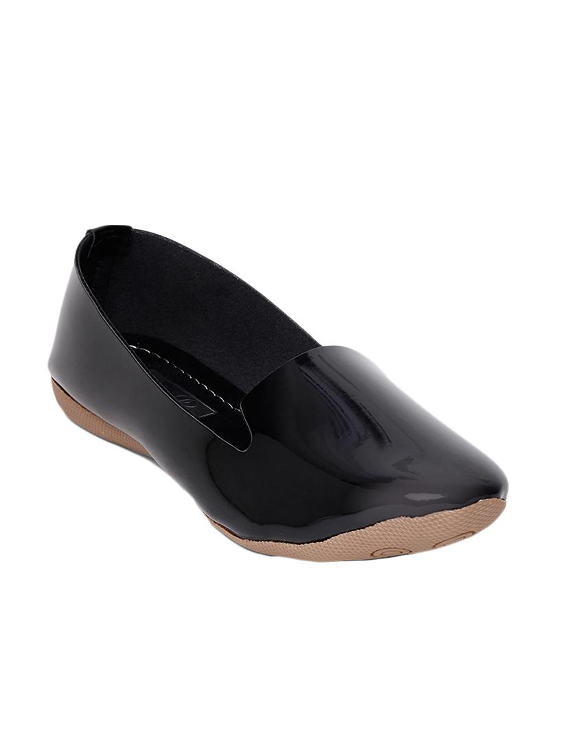 black patent leather slip on ballerina - 13942071 -  Zoom Image - 0