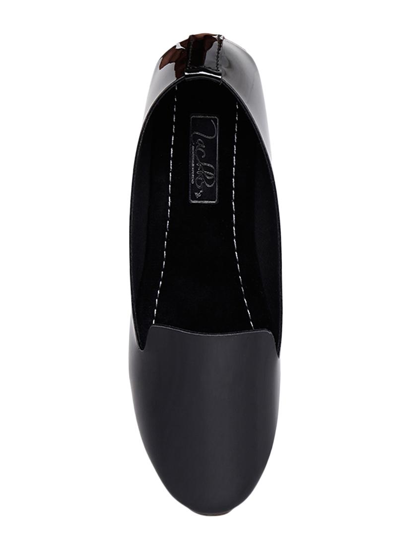 black patent leather slip on ballerina - 13942071 - Standard Image - 3