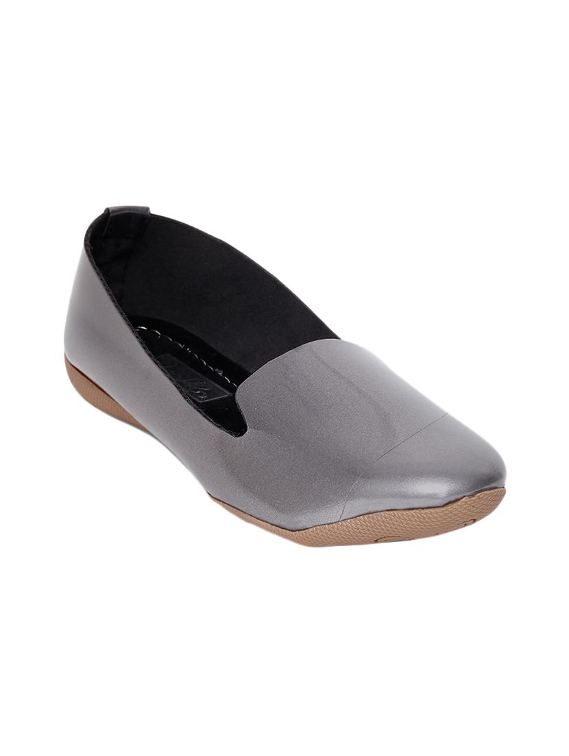 silver patent leather ballerina - 13942072 - Zoom Image - 0
