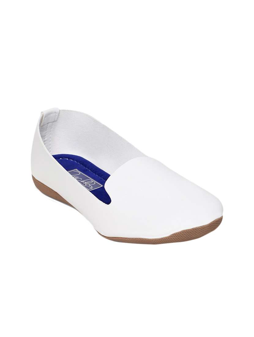 white patent leather slip on ballerina - 13942075 -  Zoom Image - 0