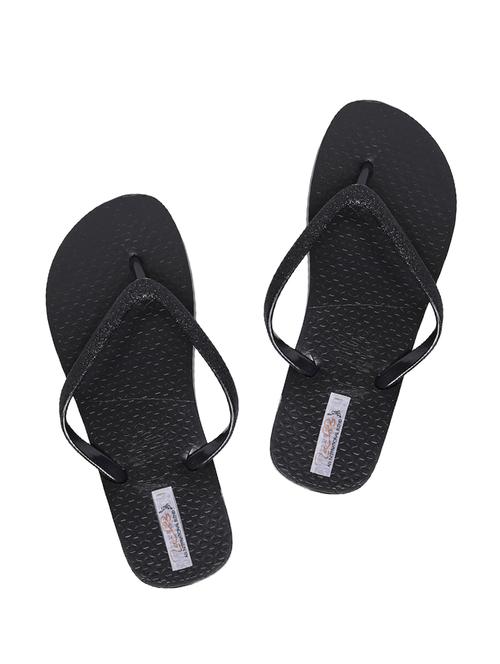 black rubber  flip flop - 13942101 -  Standard Image - 0