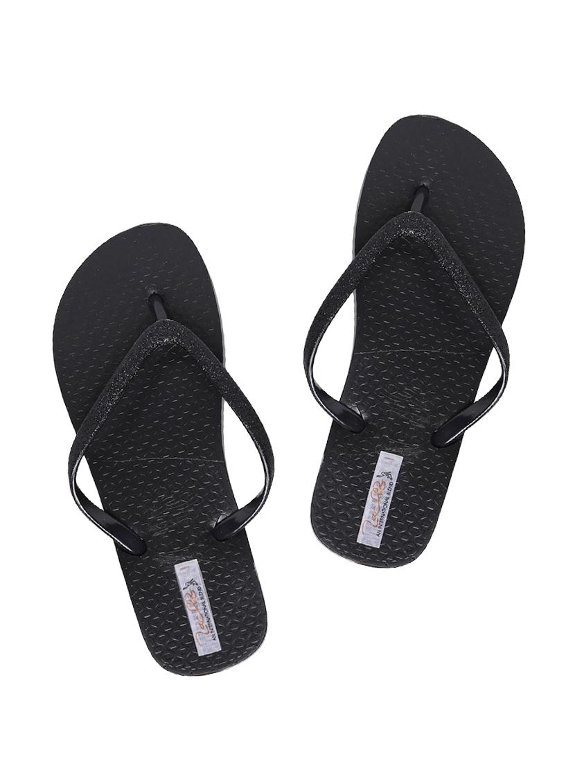 black rubber  flip flop - 13942101 -  Zoom Image - 0