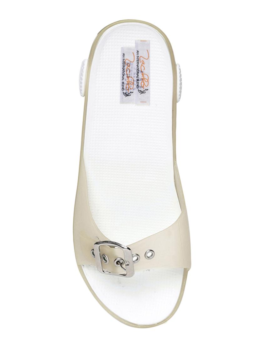 beige rubber slippers - 13942118 - Standard Image - 3