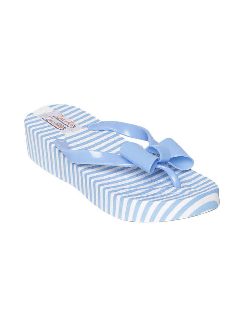 light blue rubber flip flop - 13942139 - Zoom Image - 0