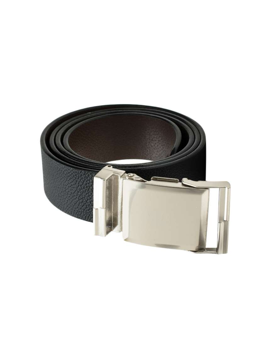 black leather belt