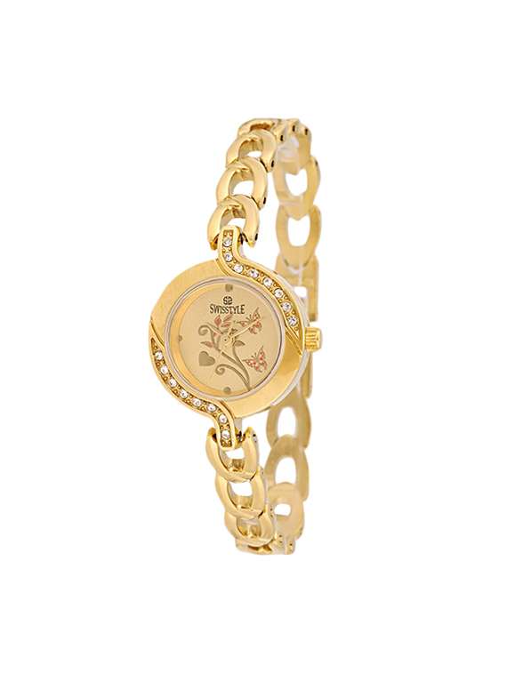 swisstyle round dial ladies anolog watch