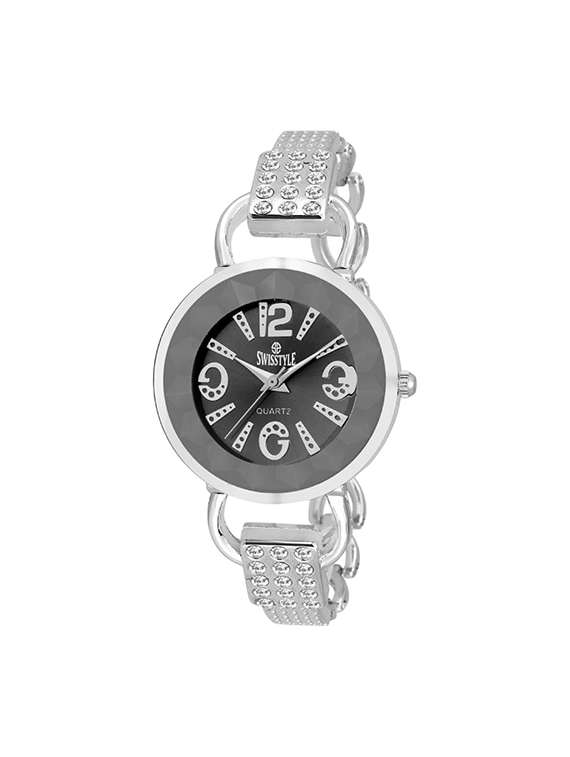 swisstyle round dial ladies anolog watch