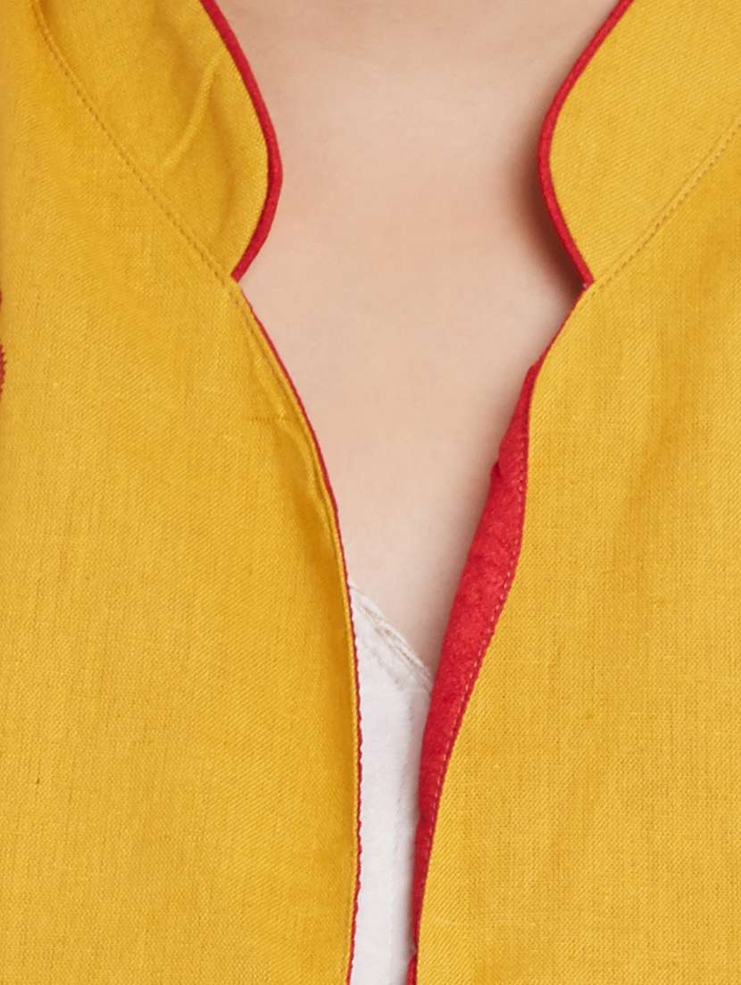 yellow cotton jacket - 13947184 -  Standard Image - 3