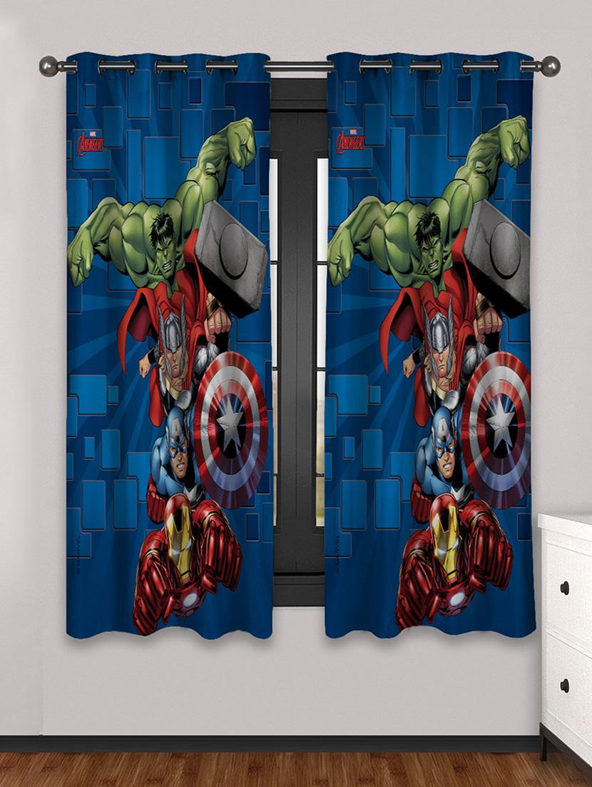 Marvel Avengers Kids Single Window Curtains