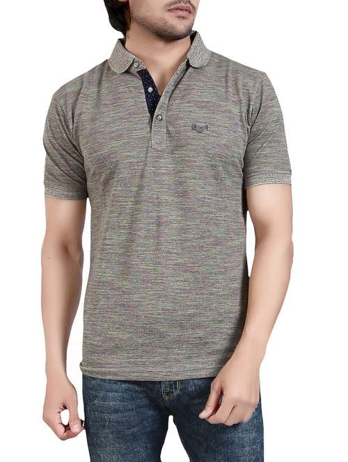 grey cotton t-shirt - 13959731 - Standard Image - 0