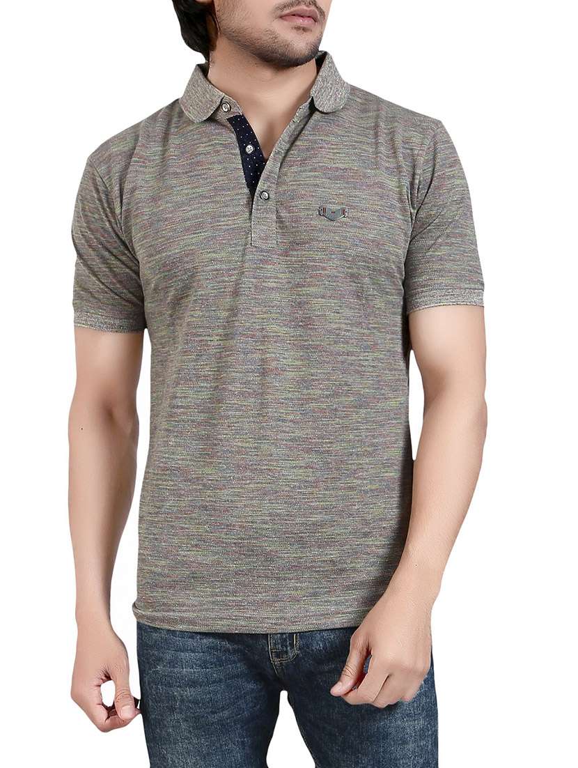 grey cotton t-shirt - 13959731 - Zoom Image - 0