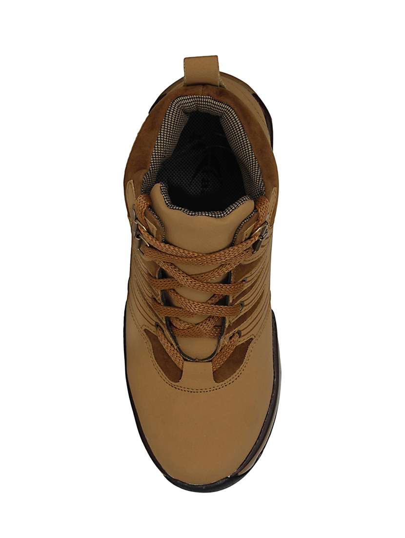 brown leatherette low ankle boot - 13959867 -  Standard Image - 3