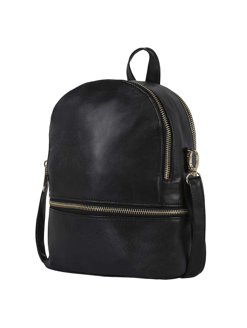 black leatherette  regular backpack - 13961507 -  Standard Image - 3