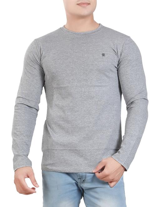 grey cotton t-shirt - 13972423 -  Standard Image - 0