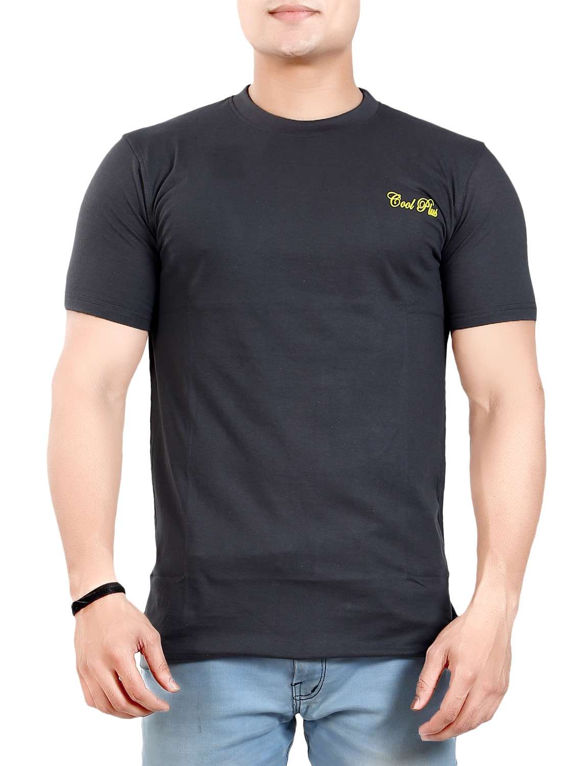 grey cotton t-shirt