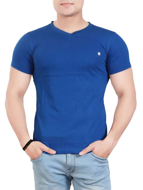 blue cotton t-shirt - 13972452 -  Standard Image - 0