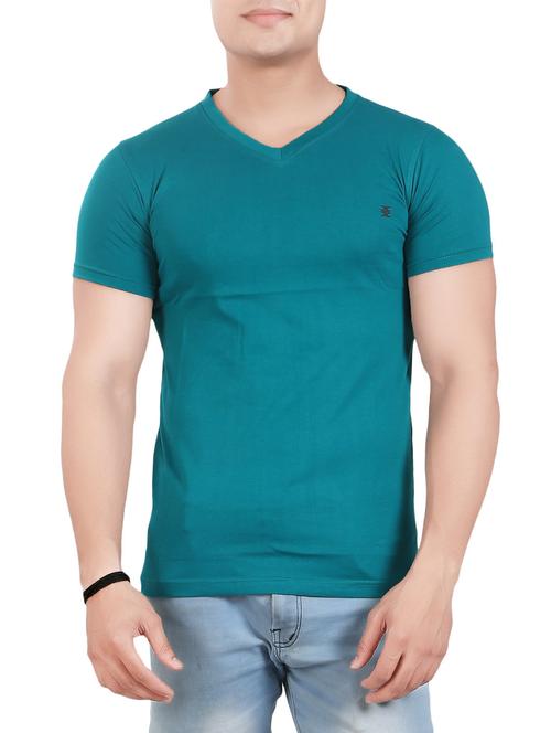 green cotton t-shirt - 13972454 - Standard Image - 0