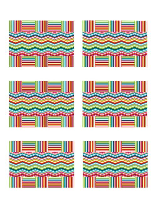ambbi collections printed polyester set of 6 placemats - 13975307 - Standard Image - 0