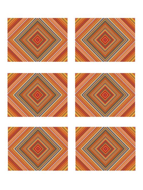 ambbi collections printed polyester set of 6 placemats - 13975316 -  Standard Image - 0