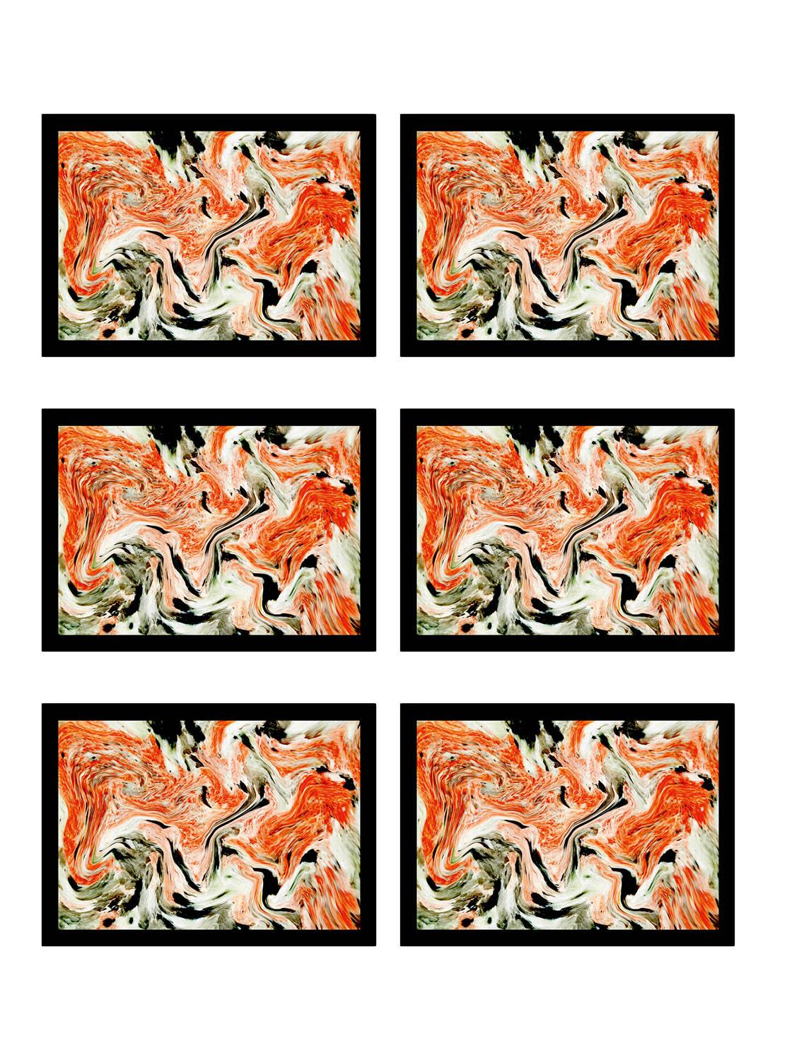 ambbi collections printed polyester set of 6 placemats - 13976859 - Zoom Image - 0