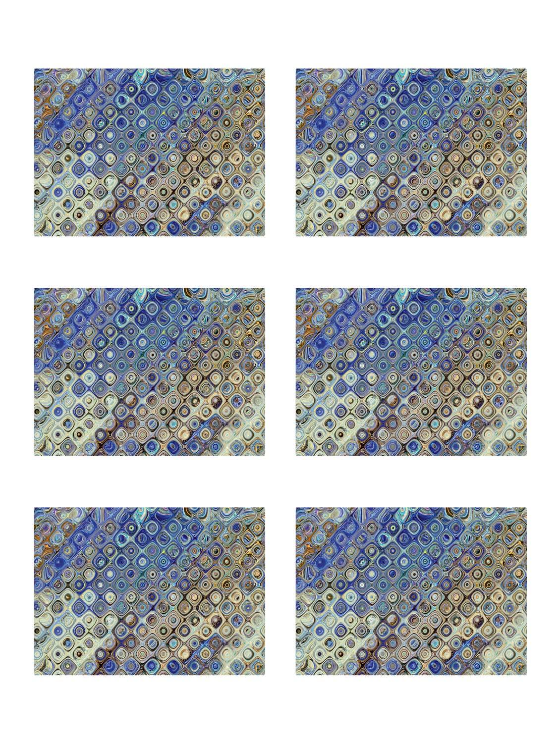 ambbi collections printed polyester set of 6 placemats - 13976861 - Zoom Image - 0