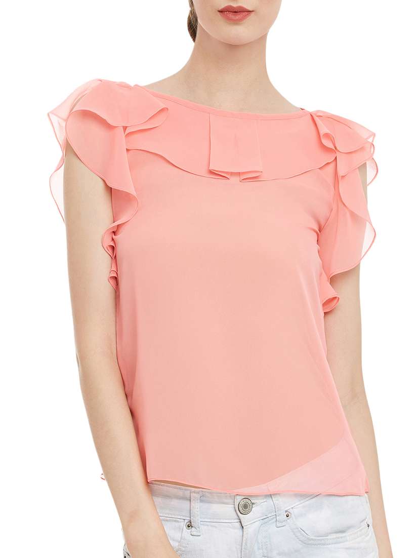 pink regular top