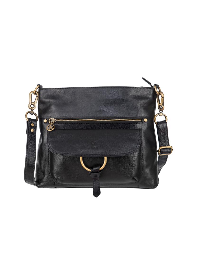 black leather sling bag - 13986272 - Zoom Image - 0