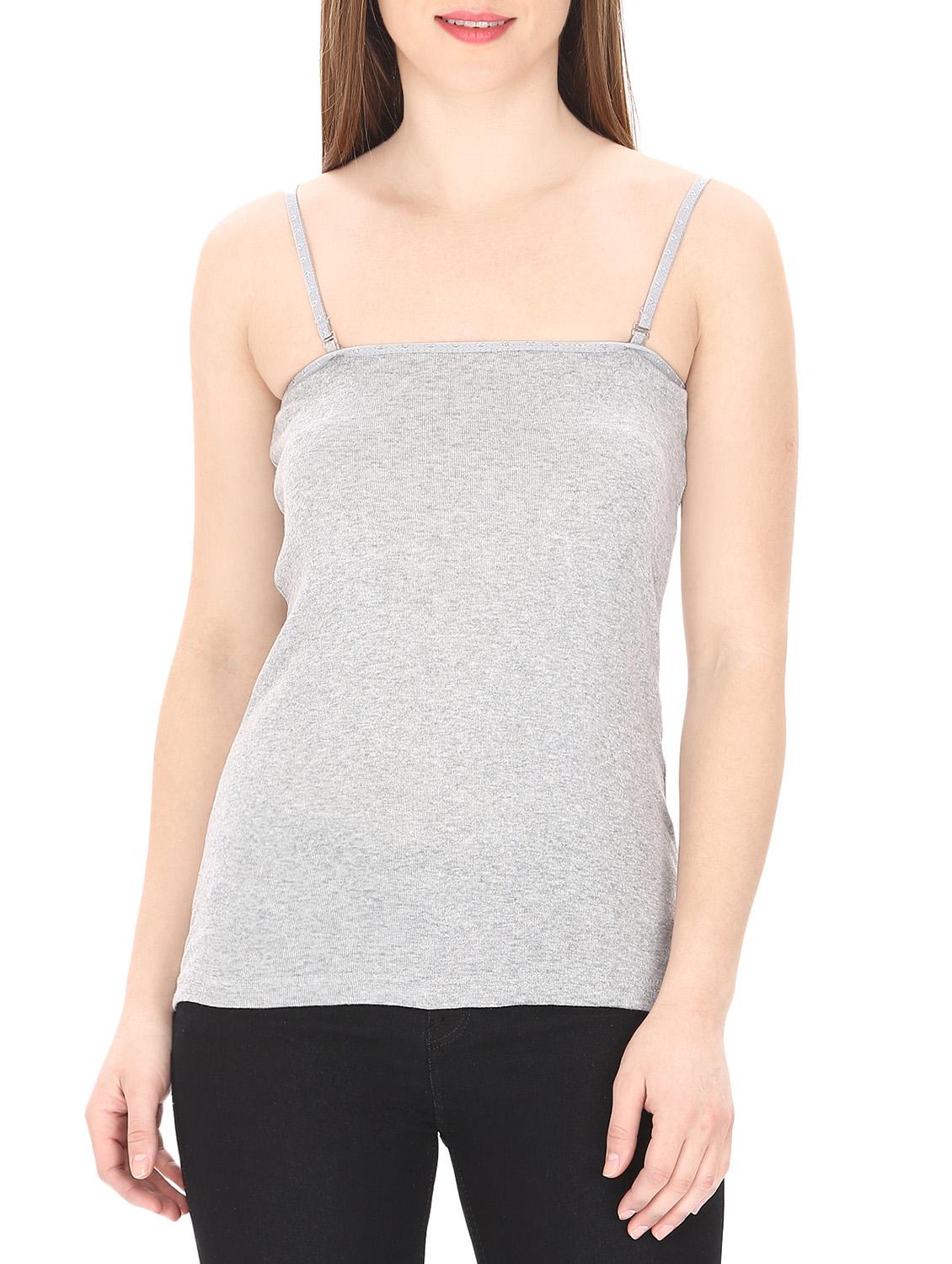 detachable strap solid camisole - 13993377 - Zoom Image - 0