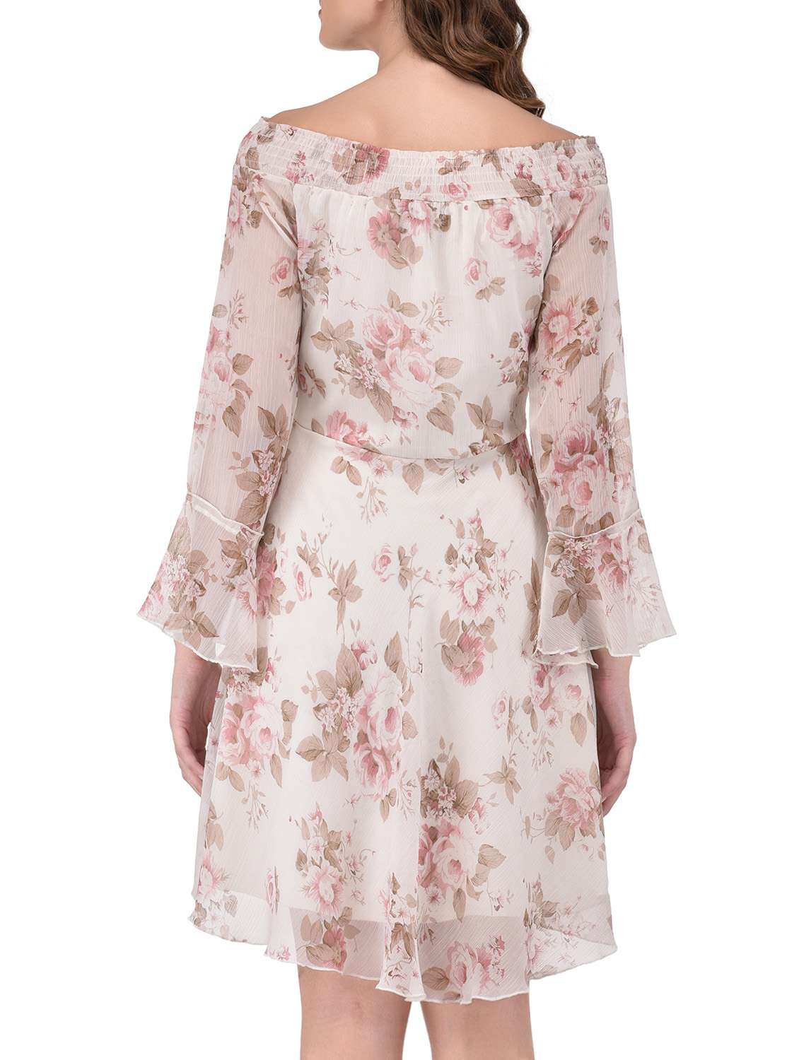 women's high low floral dress - 13996496 -  Standard Image - 3