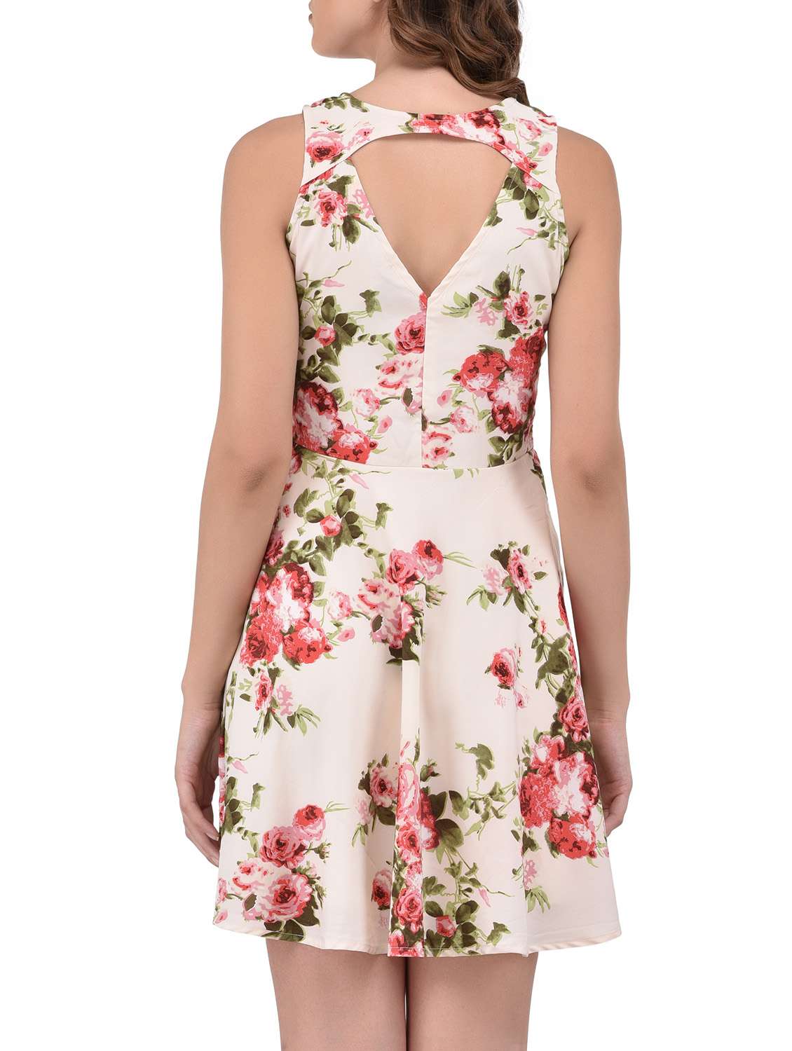 women's fit & flare floral dress - 13996498 -  Standard Image - 3