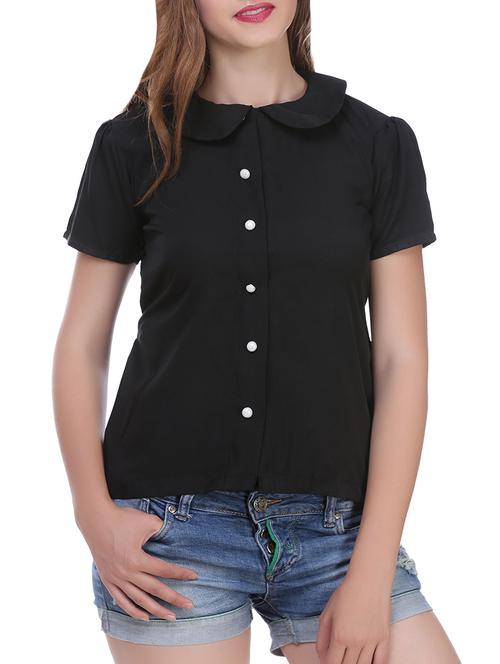 solid black shirt - 13996929 - Standard Image - 0
