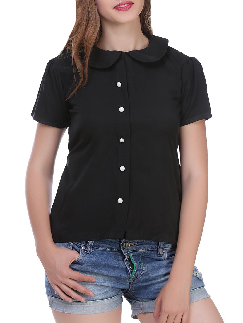 solid black shirt - 13996929 - Zoom Image - 0