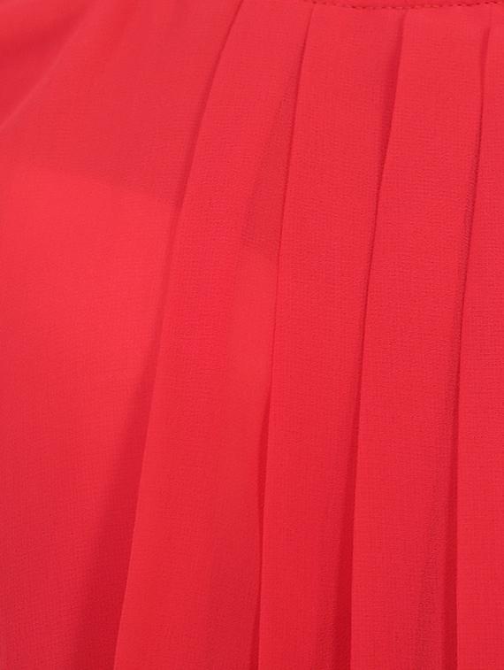 red georgette layered top - 13996931 - Standard Image - 3