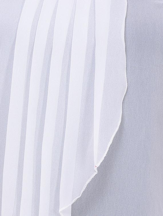 white georgette layered top - 13996934 - Standard Image - 3