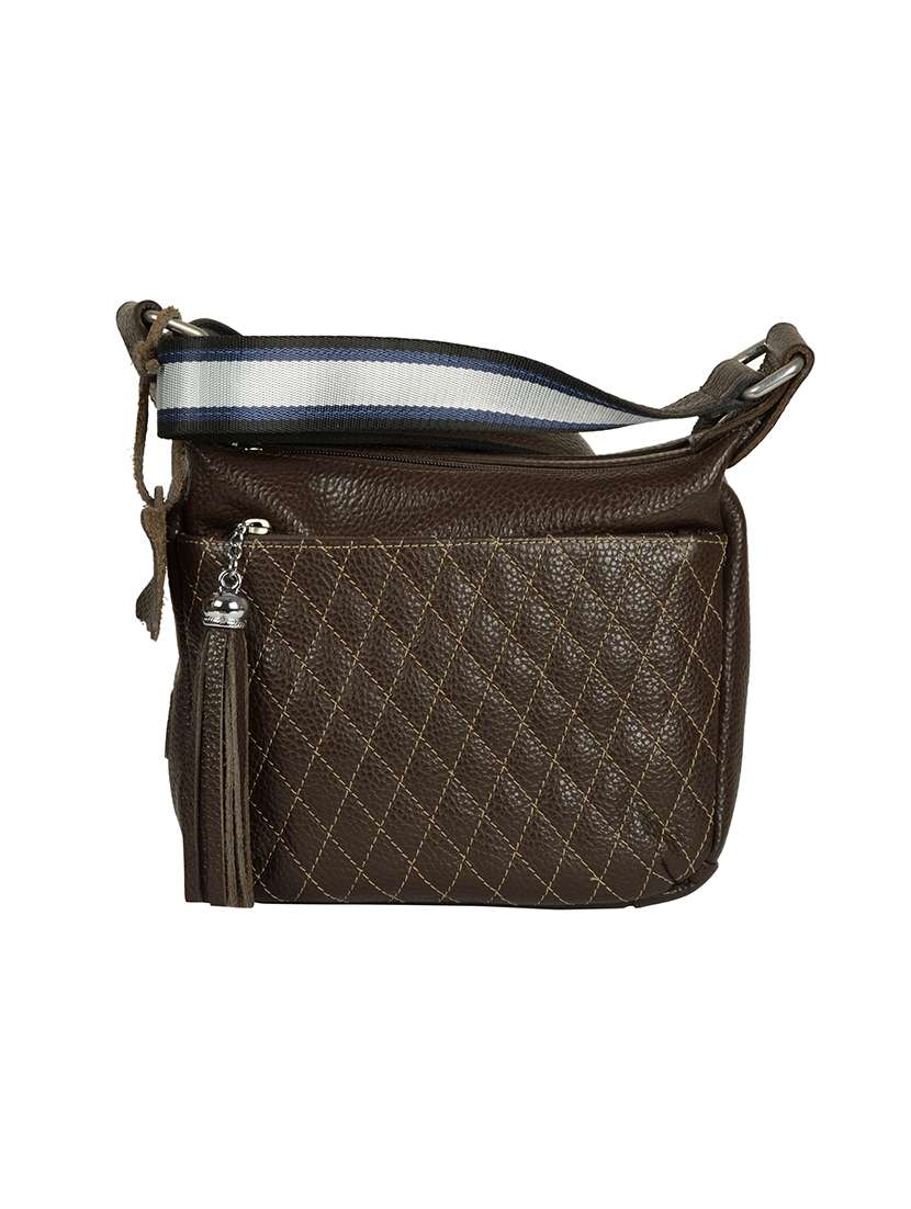 brown leather sling bag - 14002083 - Standard Image - 3