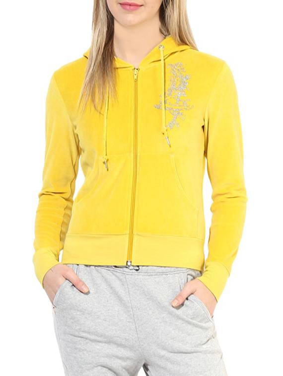 long sleeved pocket patch hooded jacket