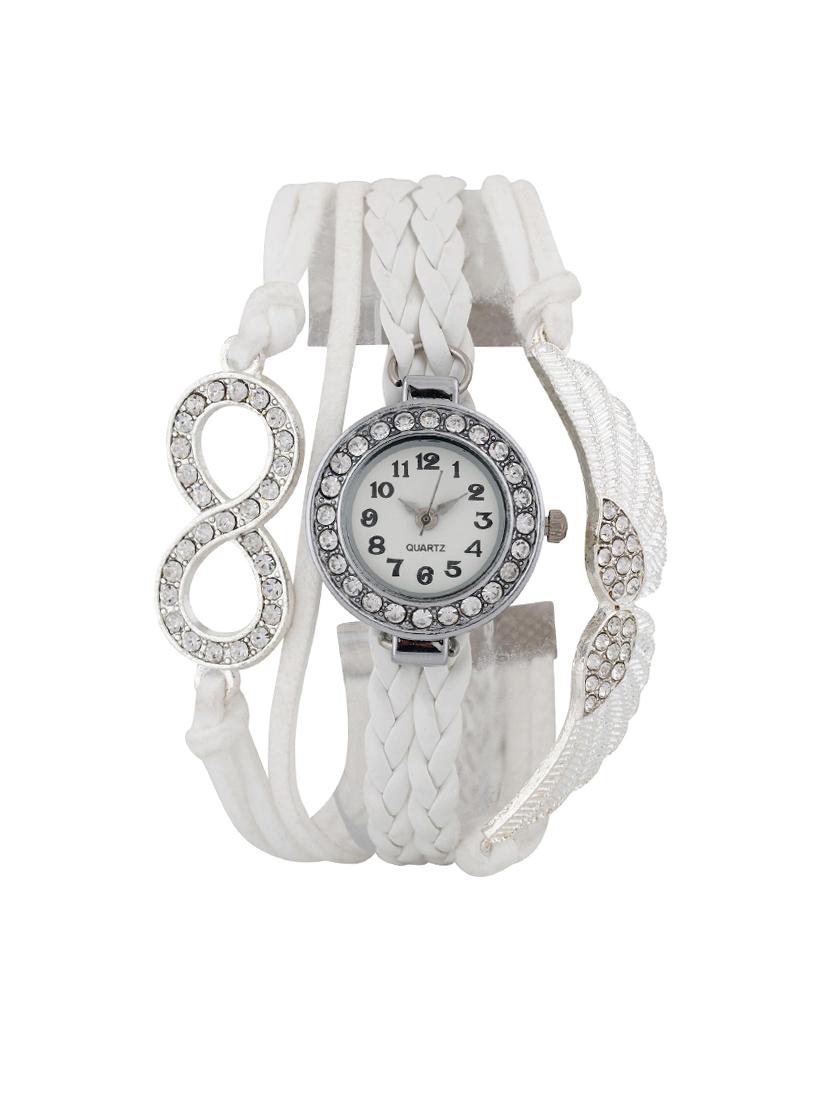 Chunky Boho Bracelet Stack, White – Everyday Chic Boutique