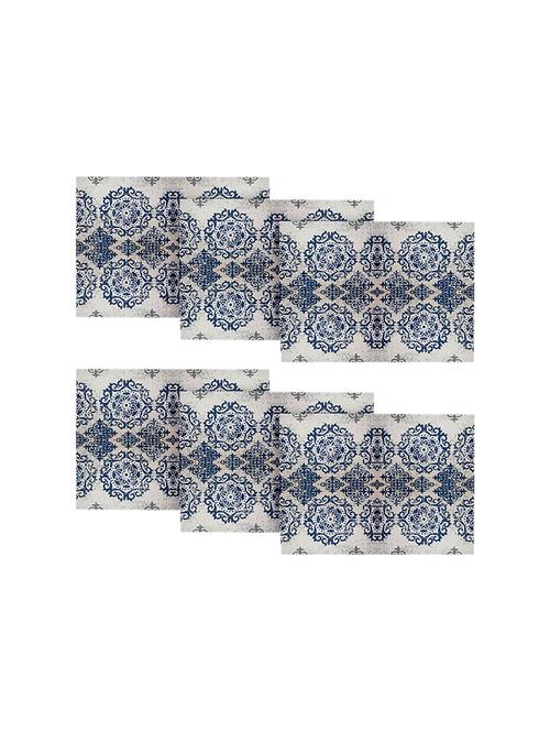 printed polyester table mat set of 6 pcs by ambbi collections - 14078078 -  Standard Image - 0