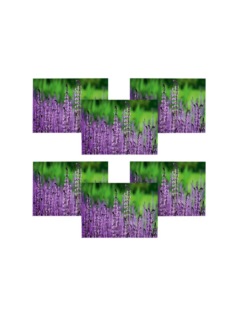 printed polyester table mat set of 6 pcs by ambbi collections - 14078079 -  Zoom Image - 0