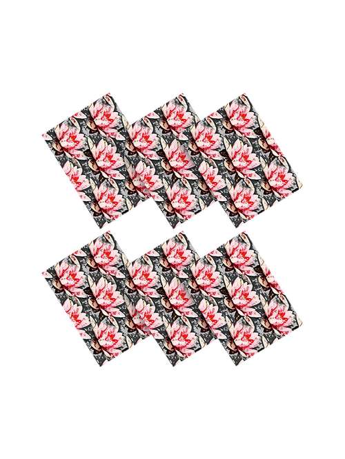 printed polyester table mat set of 6 pcs by ambbi collections - 14078084 -  Standard Image - 0