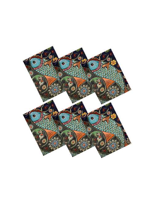 printed polyester table mat set of 6 pcs by ambbi collections - 14078085 -  Standard Image - 0