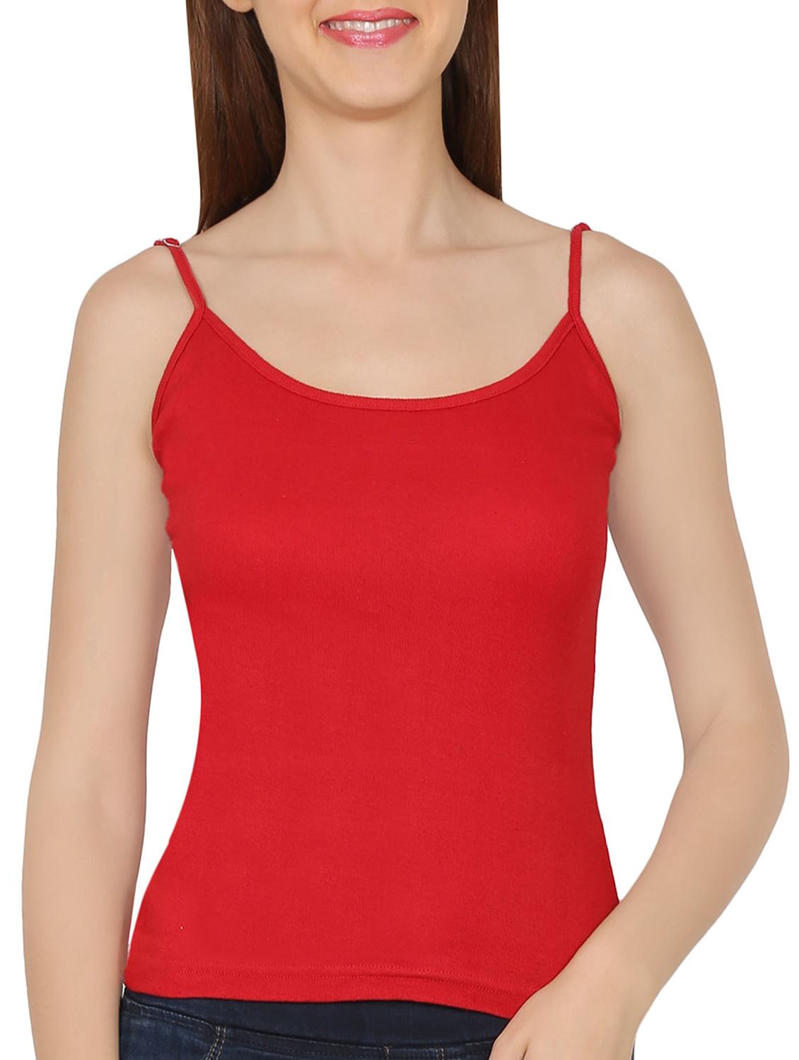 red cotton camisole - 14085561 - Zoom Image - 0