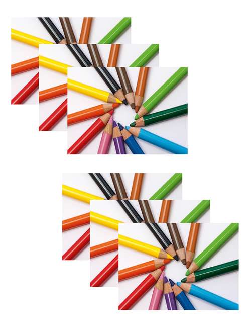 printed polyester table mat set of 6 pcs by ambbi collections - 14085891 -  Standard Image - 0