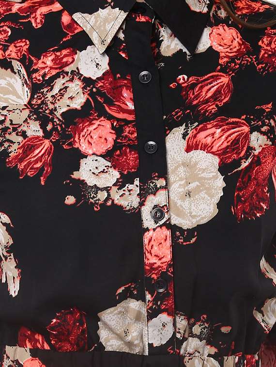 women's fit & flare floral dress - 14094277 -  Standard Image - 3