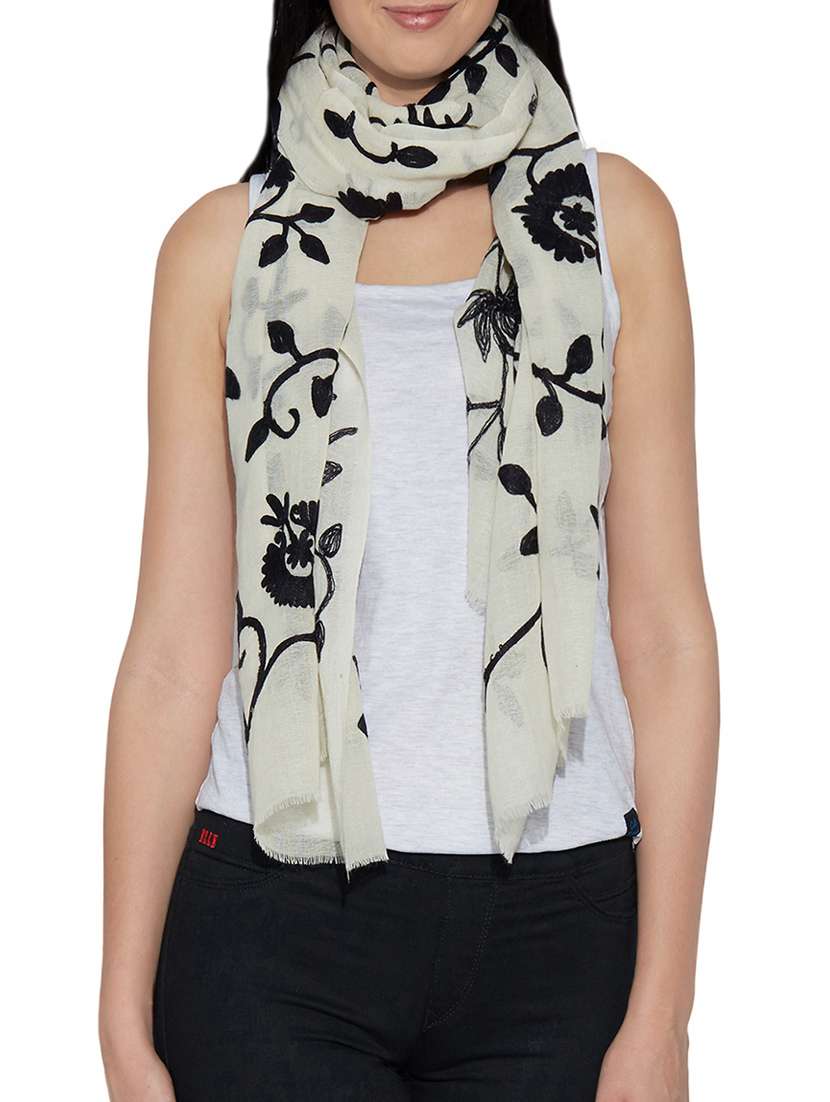 women's floral print stole - 14096169 - Zoom Image - 0